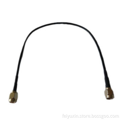 SMA Male to RP-SMA Male LMR100 Cable, 254mm Length